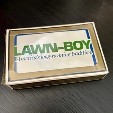 Vintage LAWN-BOY MOWERS Promotional Advertising Playing Cards - New Sealed