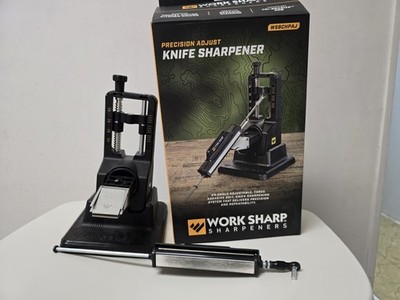 Work Sharp Precision Adjust Knife Sharpener Kit... Only Used Twice