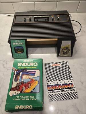 Atari 2600 With Frogger and Enduro (in box)