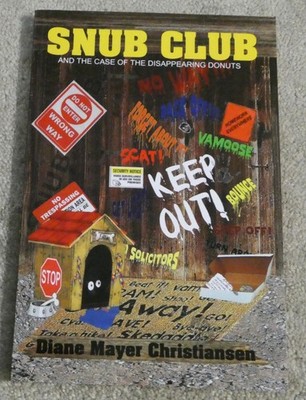 Snub Club Case Disappearing Donuts Book Diane Mayer Christiansen SIGNED 1st Edit