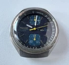 SEIKO 6138-8030 Automatic Chronograph Vintage Mens John Player Blue Dial To PARS