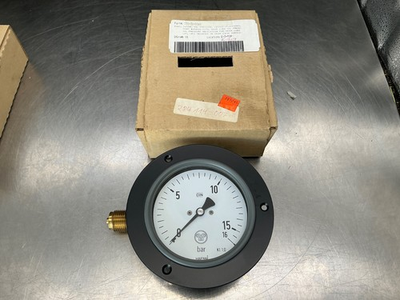 #ad #ad Werner Pfleiderer 28414 0072 Gear Lub Oil Pressure Gauge 0 16 psi $49.95