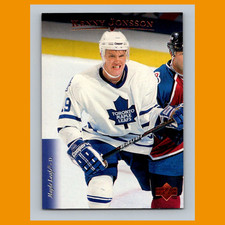 Kenny Jonsson #463 1995-96 Upper Deck Toronto Maple Leafs Hockey Card NHL
