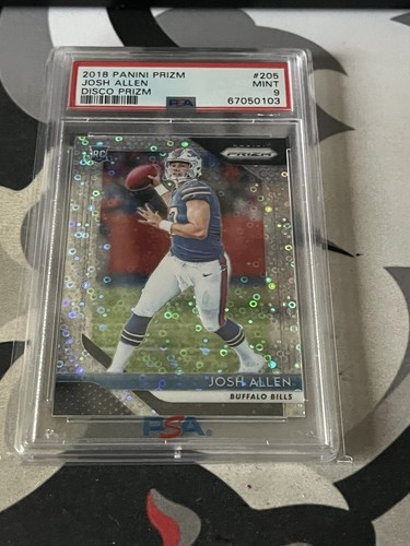2018 Panini Prizm Josh Allen Disco PSA 9