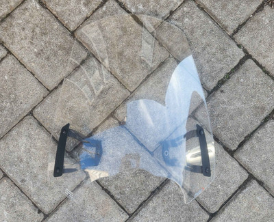 PUIG-8164W-Naked New Generation Touring Windscreen, Clear for Kawasaki Vulcan S