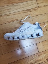 Nike Women's Size 8 Shox TL (AV3595- 100) Sneaker Trainer Sports White Running