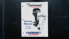 Johnson Evinrude Outboards 25 35 3-Cylinder Service Manual 1994 OMC