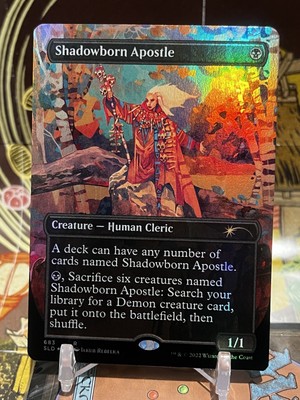 MTG | Shadowborn Apostle (Borderless) (683) [Secret Lair Drop]  FOIL 