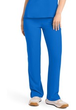 Med Couture Scrubs Women's Straight Leg Pant MC013 ROYL Royal Free Ship