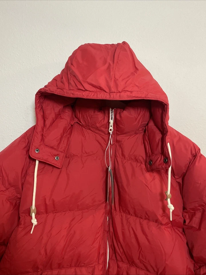 Alpine Design Puffer Jacket Men XL Crimson 1962 Retro Removable Hood $128 NEW - Image 2 of 4
