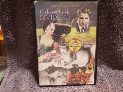 (5FREE) USED DVD Fathers Little Dividend (1951)/ Divorce His -Divorce Hers (1973
