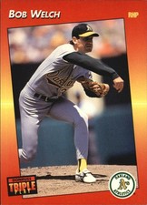 1992 Triple Play #124 Bob Welch - BB