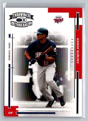 2004 Donruss Throwback Threads #112 Jacque Jones