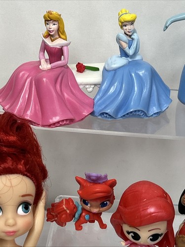 Disney Princess Figure Lot Cinderella Ariel Mermaid Rapunzel Jasmin Mulan Dory