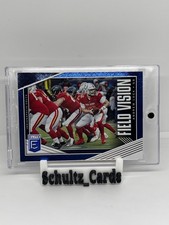 ANDREW LUCK 2019 BLUE COLTS COLOR MATCH SSP /10 Donruss Elite FIELD VISION