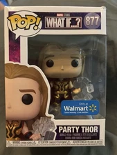 FUNKO POP! MARVEL PARTY THOR #877 VINYL FIGURE WALMART EXCLUSIVE NEW
