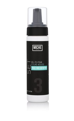 Set Gel to Foam Mousse - Lightweight Styling Foam for All Hair Types, Long-La...