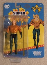 DC Direct Mcfarlane Toys Super Powers Aquaman Gold 40th Anniversary 4.5  Figure