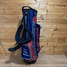 PING 4 Way STAND BAG Blue Red University of Dayton Flyers With Raincover
