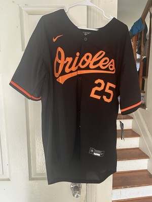 Baltimore Orioles Pete Alonso Jersey 2026 Black men's size SMALL with team patch