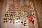 ww2 -Vietnam War  Lot of 100+ Military US Army / marine subdued Uniform Patches