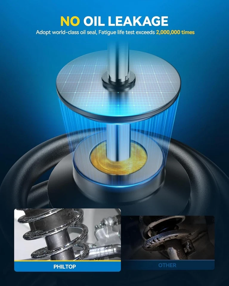 Conjunto de puntal completo delantero con resorte helicoidal para 97-03 Malibu 99-05 Grand Am Ale Foto 4 de 4