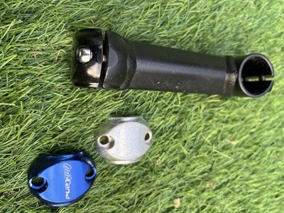 Outland MTB Fahrrad Vorbau 25,45mm x 130mm x 1 1/8'' + 4 Faceplates