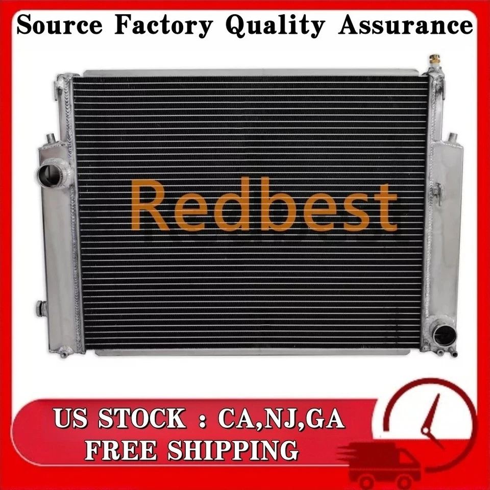 2Row All Aluminum Radiator Fits BMW 323is/323ti M3/Z3 2.8i M 1.9L-2.8L 1992-1999 - Image 2 of 4