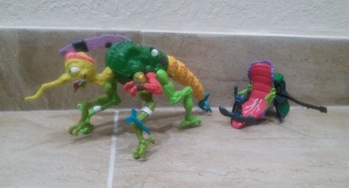 Vintage TMNT Teenage Mutant Ninja Turtles Figure Needlenose Bloodsucking Militar