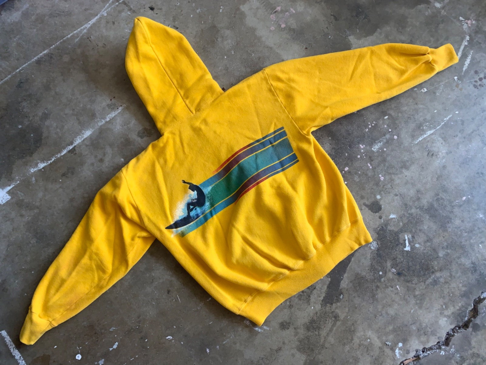 70s VINTAGE NEWPORT BEACH CALIFORNIA SURF & SPORT SURF SHOP SWEATSHIRT SZ S 80s