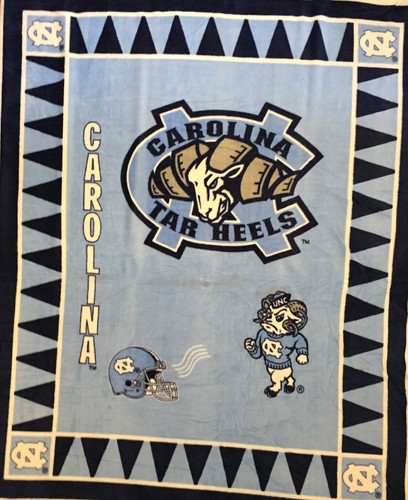 NCAA COLLEGE NORTH CAROLINA TACONES ALQUITRÁN PANEL POLAR 4 MANTAS, COLGADOR DE PARED ARTESANAL - Imagen 3 de 15