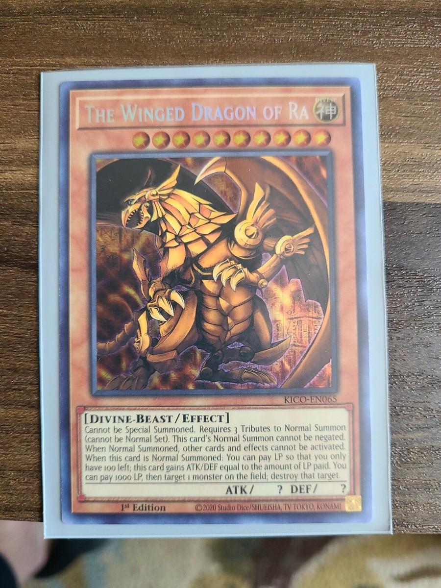 Yu-Gi-Oh | Winged Dragon Of Ra | KICO-EN065 1st Ed Ultra