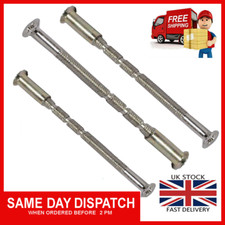  M4 SCREW CONNECTING BOLTS WITH SLEEVES FOR DOOR HANDLES,ROSES ESCUTCHE CHROME