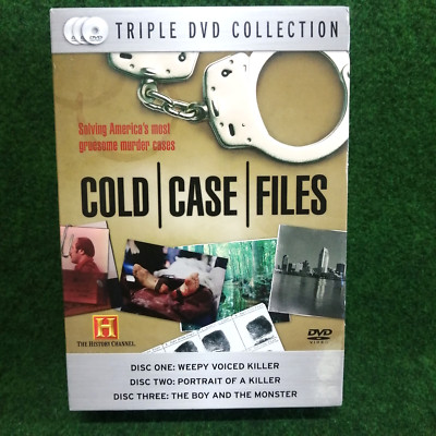 Cold Case Files DVD Box Set 2007 Cert E 3 Discs Crime Series The History Channel