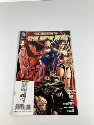''The New 52''  #1, 1st Appearance Of Simon Baz, Free Comic Book Day DC 2012, 