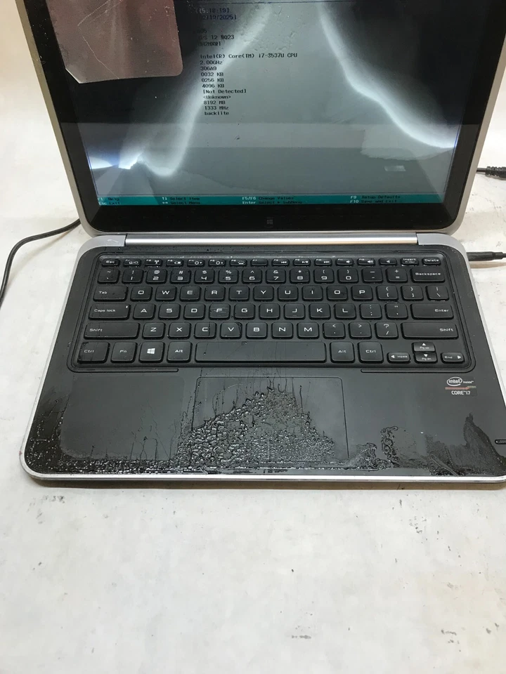 Dell XPS 12 9Q23 12" Laptop Intel i7-3537U 2.0GHz 8GB RAM NO SSD For Parts - DW - Image 2 of 4