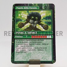 GORMITI Vintage - Card Prima Seconda Serie - Sporius il Terribile