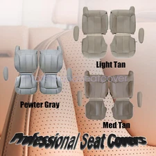 For 1999 2000 2001 2002 Chevy Tahoe  Front Seat Cover & Armrest Cover Gray