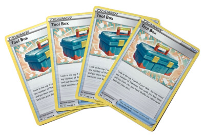 Tool Box 168/196 - Lost Origin - 4x Pokemon Trainer Card Set - Playset ...