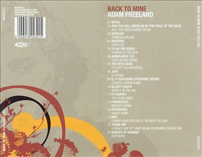Back to Mine - Adam Freeland, Freeland, Adam, Good