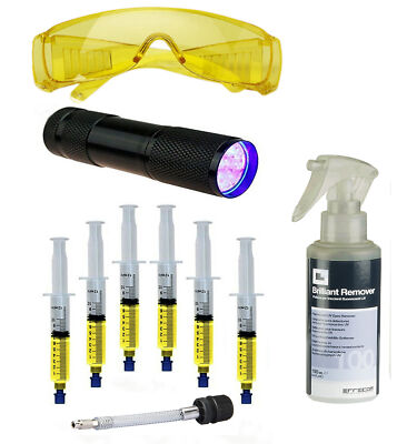 Uv Lampe Brille Kontrastmittel Adapter Reiniger Kfz Klima R134a R12 R410a Ebay