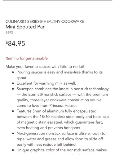 Non-stick cookware .Bundle 10”Skillet 7.5 1/2qt mini pot and Blender $620 Value. - Picture 7 of 9