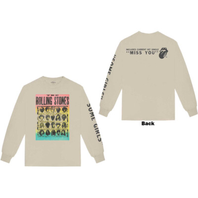 Rolling Stones - Some Girls -Longsleeve Sand t-shirt