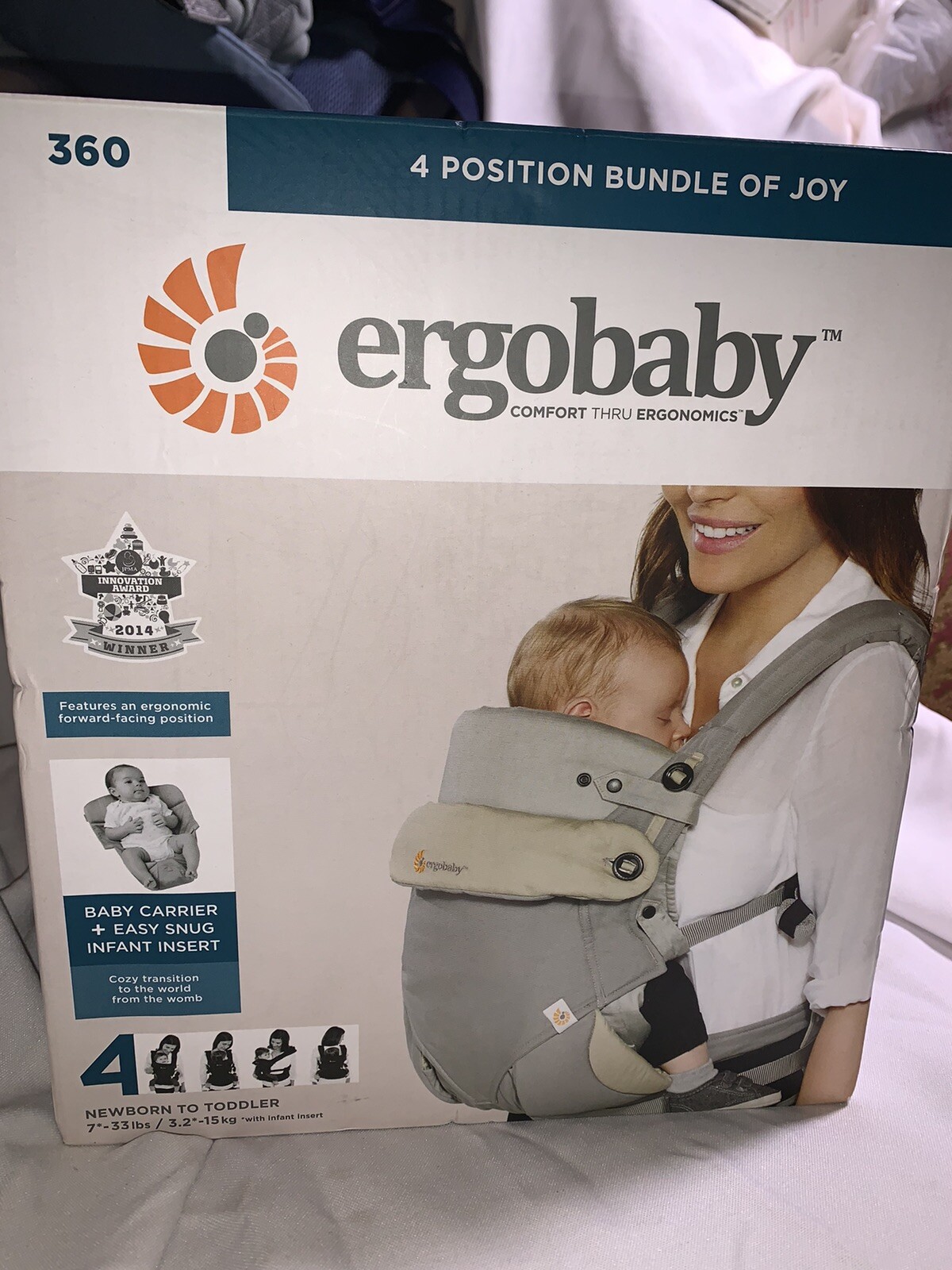 ergobaby grey button