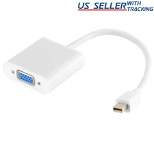 Thunderbolt Mini Display Port DP To VGA Cable Adapter for Apple iMac & Mac Mini