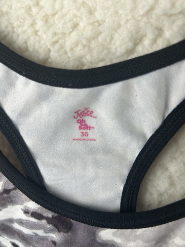 Justice Sports Bra Tid die & Gray NWOT Size | 36 - Picture 3 of 6