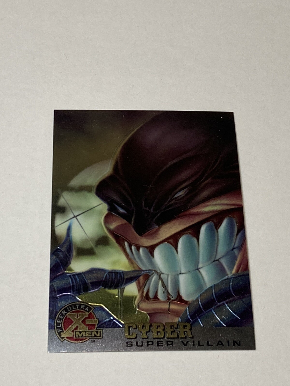 Marvel x-men 1995 fleer ultra all- chromium Cyber #63 Trading Card