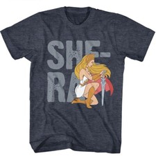 Masters Of The Universe Cartoon She-Ra Kneeling With Sword Men's T Shirt