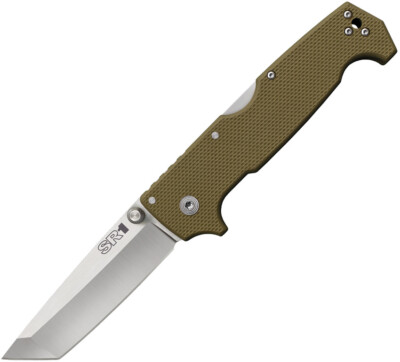 Cold Steel SR1 Lockback OD Green G10 Folding S35VN Stainless Pocket Knife 62LA