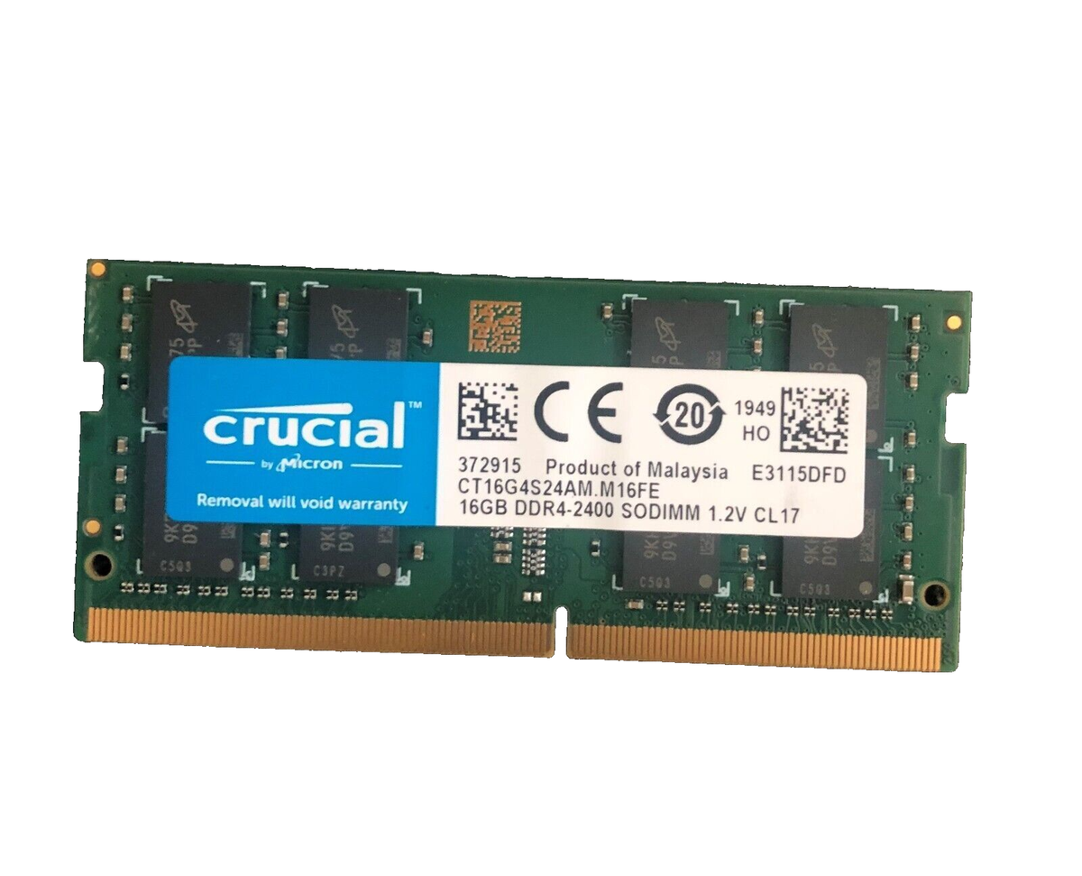 Crucial 16gb Ddr4 2400 Sodimm OWC 16GB Replacement For Crucial